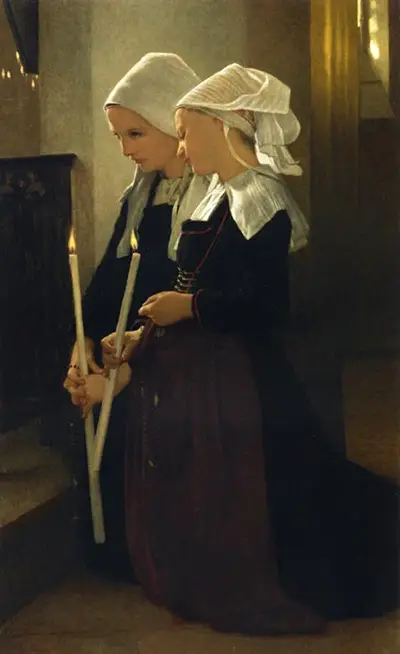Prayer at Sainte Anne d'Auray William-Adolphe Bouguereau